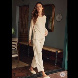 Lake Pajamas: Relax Pants Set in Birch